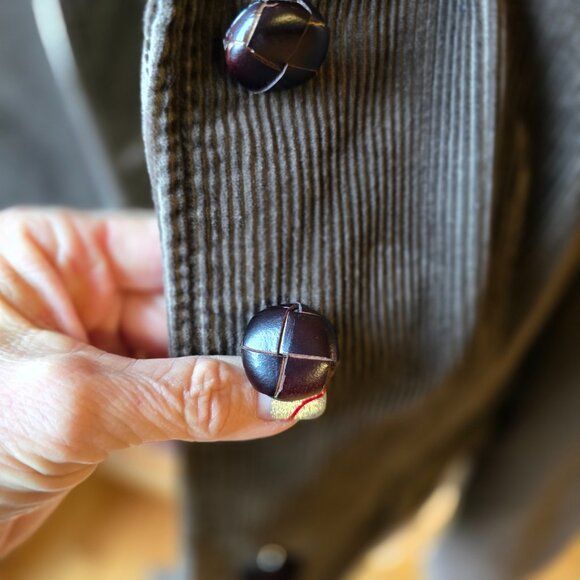 J Crew Brown Corduroy Jacket, size XL, EUC. *** Snowing Not Spotted - Picture 9 of 10